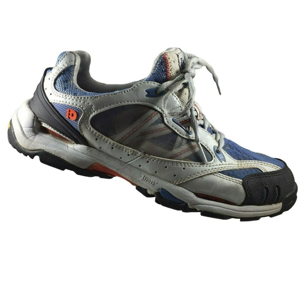 Dunham Womens Shoes 9.5 Alcatraz WOW513GR Silver Blue Wafflestomper Athletic